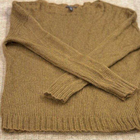 Eileen Fisher Womens Mohair Blend Knit Sweater in Mustard Sz 1X MSRP $245 - Picture 6 of 6
